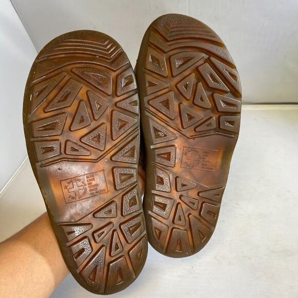 Rare Vintage Dr Martens Crossover Leather Slide Brow W7 - Picture 2 of 6